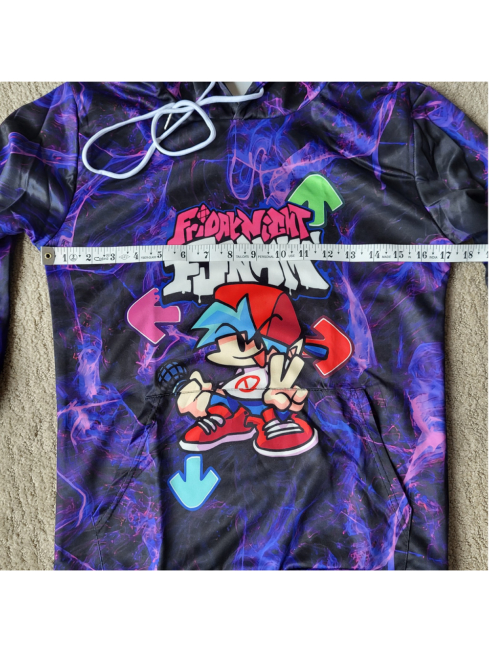 Girl’s Friday Night Funkin' Graphic Hoodie – Size S – NWOT - Picture 4 of 12